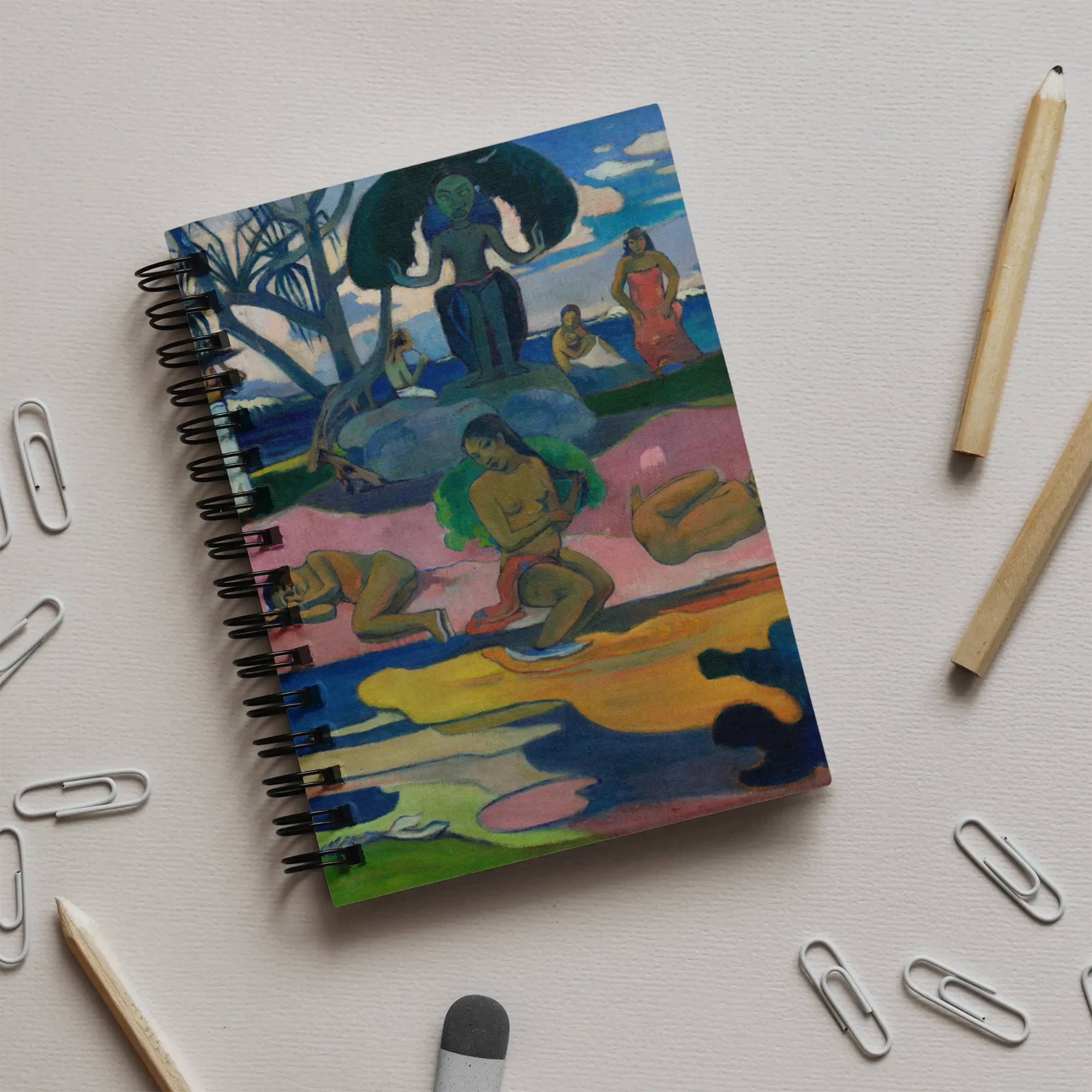 Day of the God - Paul Gauguin Notebook Notebooks & Notepads