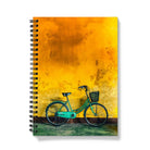 Lemon Lime - Hoi an Vietnam Bicycle Art Notebook A5 / Graph Notebooks & Notepads