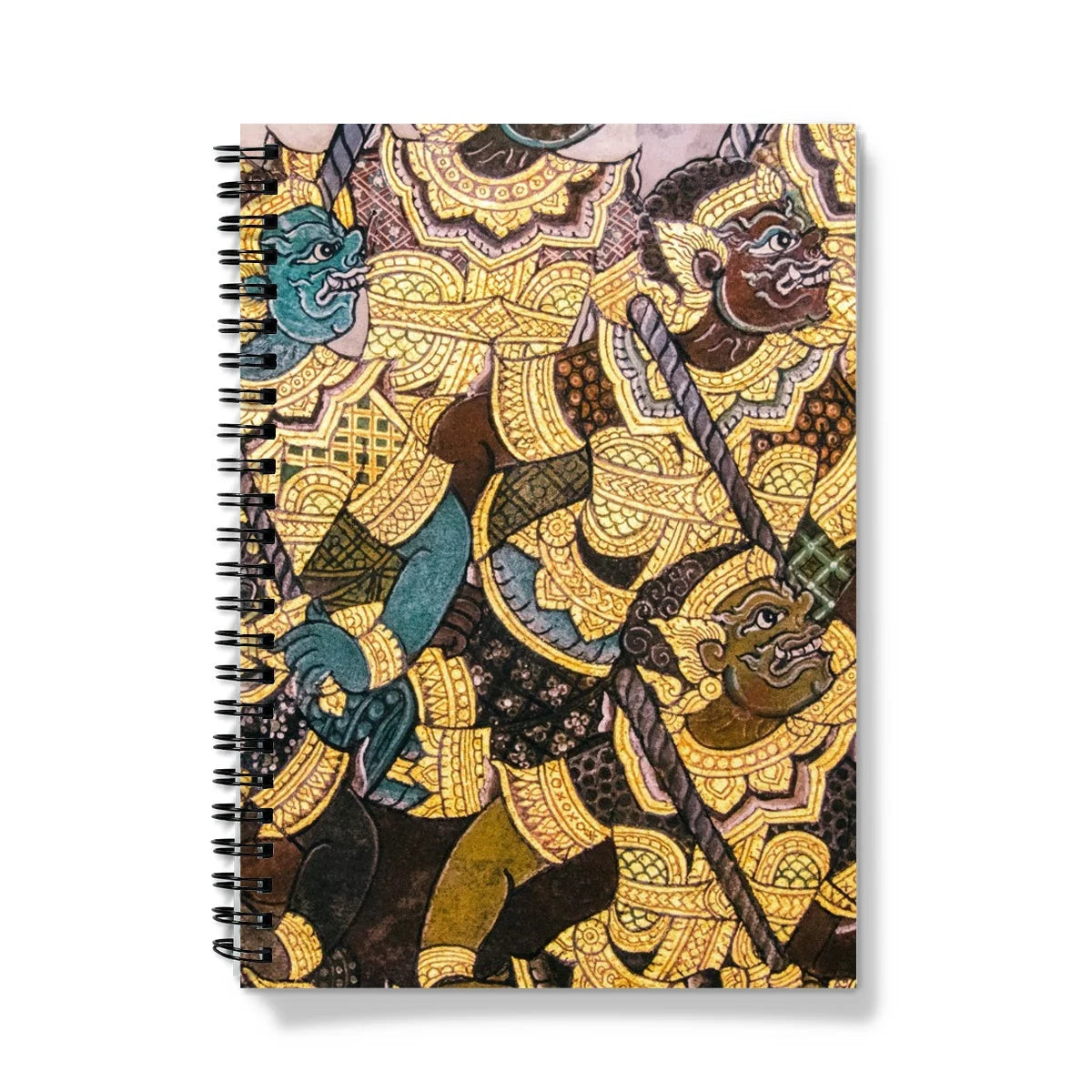 Action Men - Thai Temple Mural Notebook Notebooks & Notepads