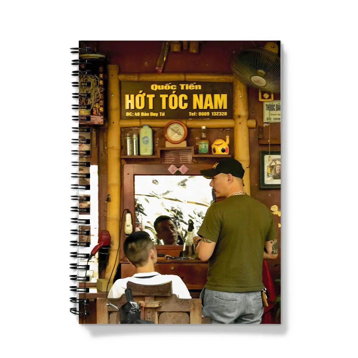 Chop Notebook - Hanoi Street Photography A5 - Graph Paper Notebooks & Notepads