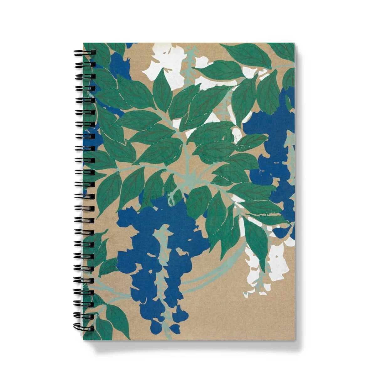 Wisteria from Momoyogusa - Kamisaka Sekka Notebook A5 / Graph Notebooks & Notepads