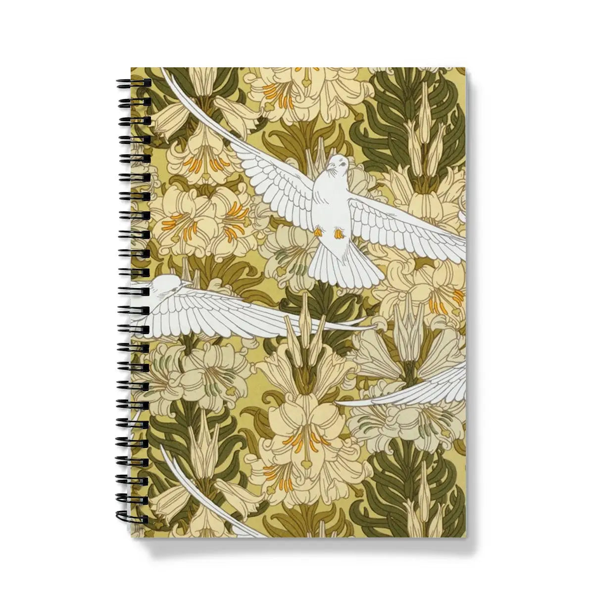 Colombes et Lis - Maurice Pillard Verneuil Notebook A5 / Graph Notebooks & Notepads