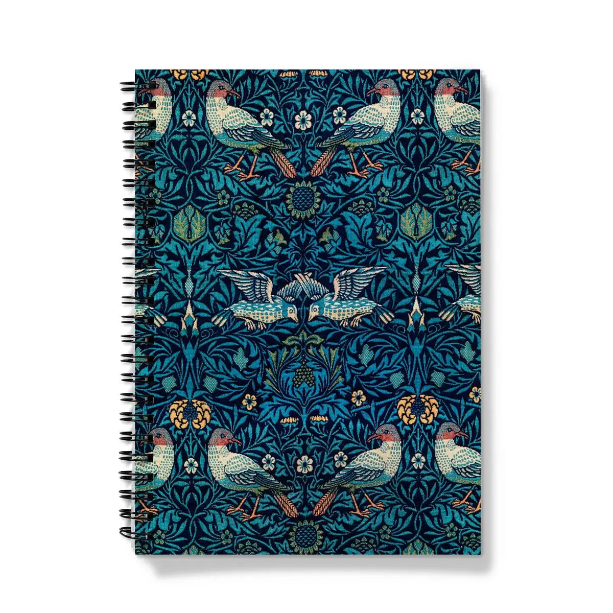 Birds - William Morris Arts and Crafts Notebook A5 - Graph Paper Notebooks & Notepads