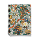 Blossomewhere - Antique Japanese Tapestry Notebook A5 / Graph Notebooks & Notepads