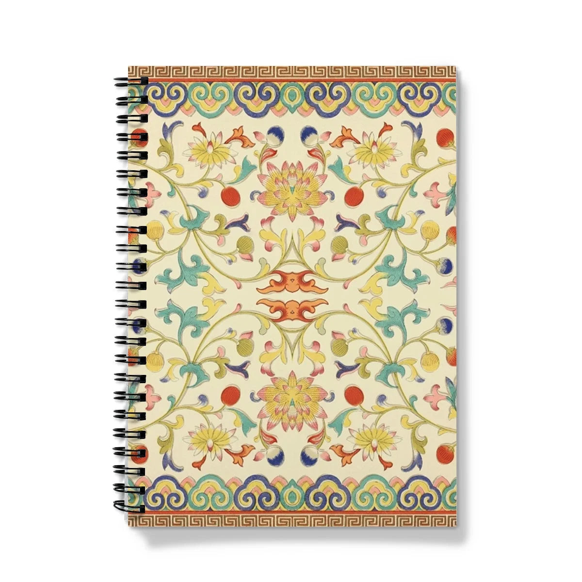 Over the Rainbow - Owen Jones Chinoiserie Notebook A5 - Graph Paper Notebooks & Notepads