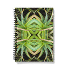 Spiked too - Aloe Vera Botanical Op Art Notebook A5 - Graph Paper Notebooks & Notepads