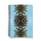 Pointy - Modern Mirrored Botanical Leaf Art Notebook A5 - Graph Paper Notebooks & Notepads