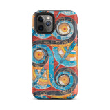 Spiral Frieze - Emile Gillieron Minoan Mosaic Iphone Case, 11 Pro / Matte, Colorful Patterned Phone Case