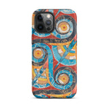 Spiral Frieze - Emile Gillieron Minoan Mosaic Iphone Case, 12 Pro Max / Matte, Colorful Patterned Phone Case