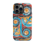 Spiral Frieze - Emile Gillieron Minoan Mosaic Iphone Case, 14 Pro Max / Matte, Patterned Phone Case