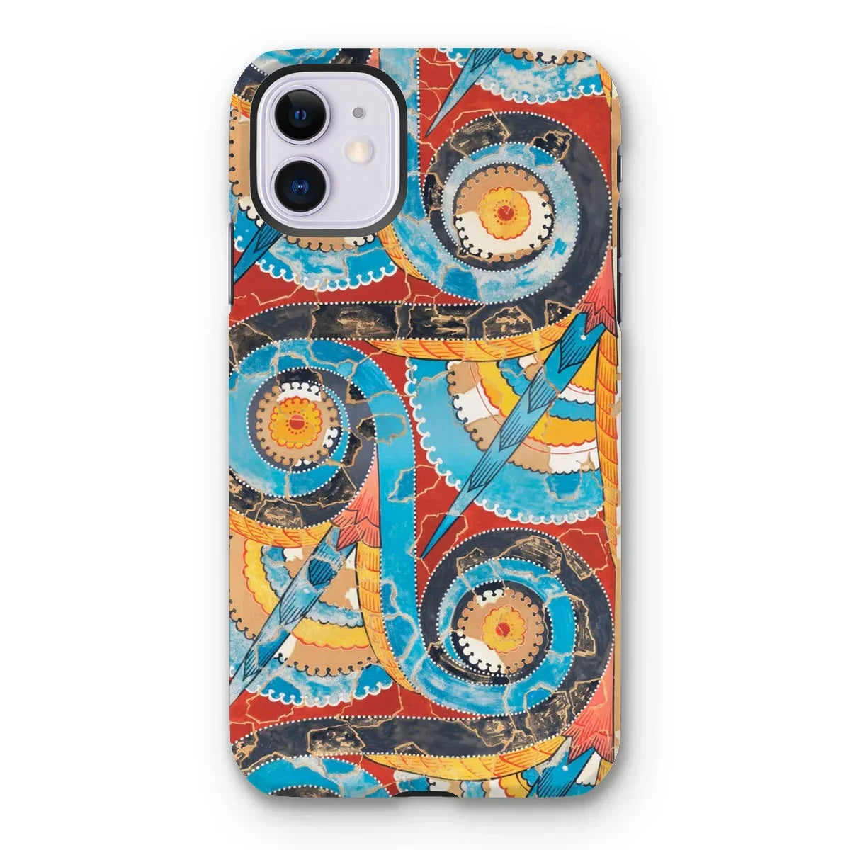 Spiral Frieze - Emile Gillieron Minoan Mosaic Iphone Case - 11 / Matte