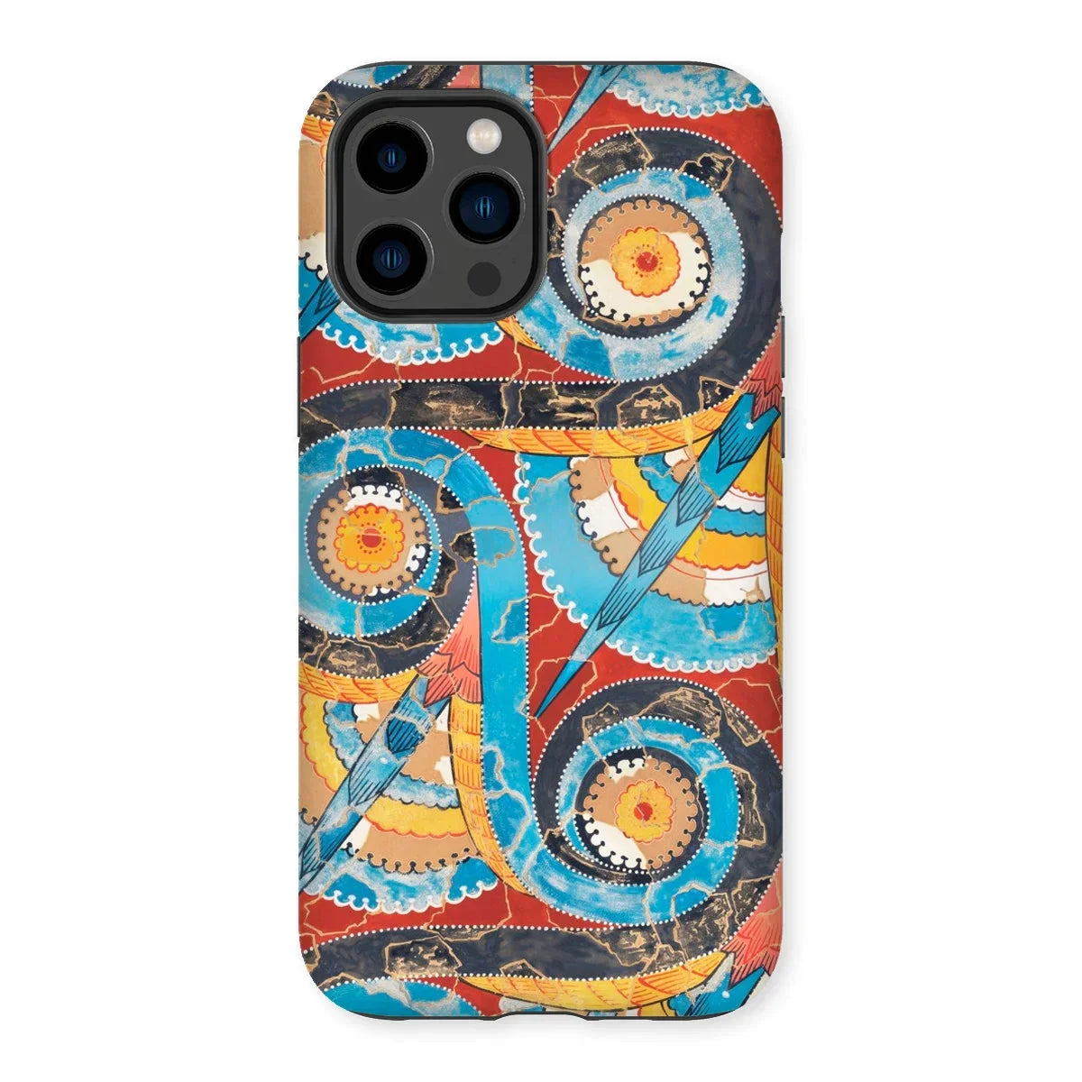 Spiral Frieze - Emile Gillieron Minoan Mosaic Iphone Case - 14 Pro Max / Matte