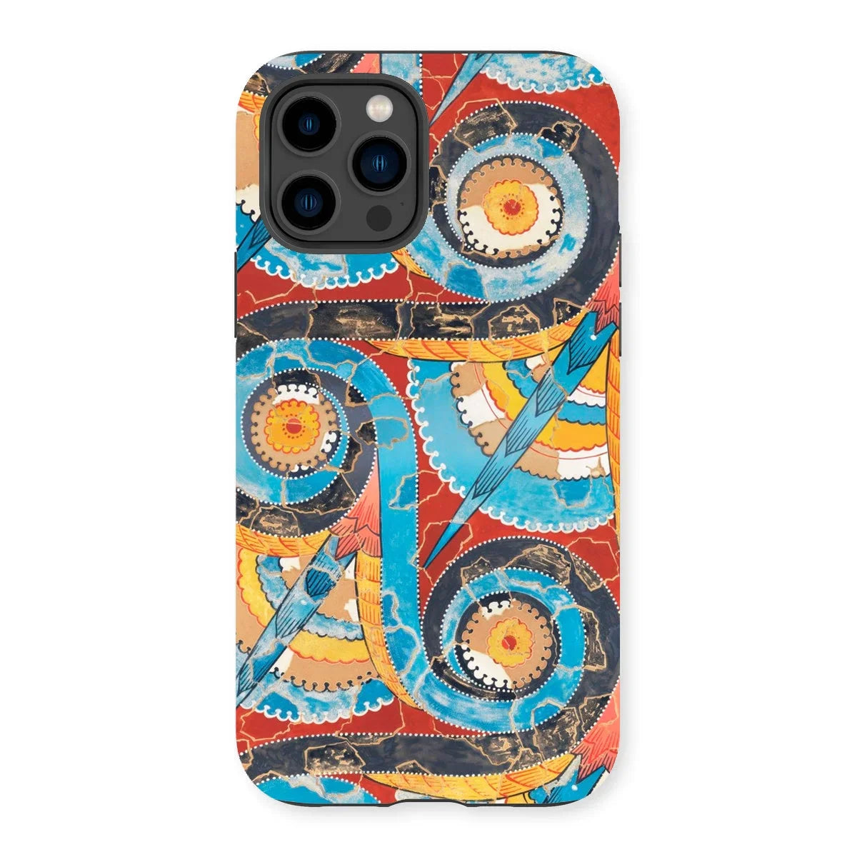 Spiral Frieze - Emile Gillieron Minoan Mosaic Iphone Case - 14 Pro / Matte