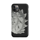 Spiral Shell Ernst Haeckel Sea Life Graphic Iphone Case, 11 Pro Max / Matte, Black Phone Case Silver Fish Design