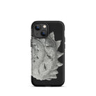 Spiral Shell Ernst Haeckel Sea Life Graphic Iphone Case, 13 Mini / Matte, Black Phone Case Silver Fish Design
