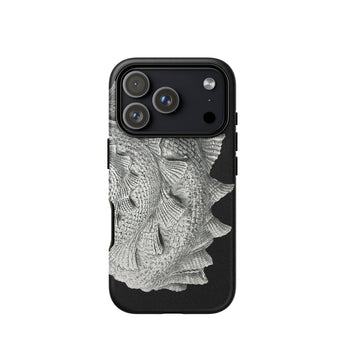 Spiral Shell - Ernst Haeckel Sea Life Graphic Phone Case Iphone 17 Pro / Matte Black Fish Phone Case Textured Design Durable Material Ernst