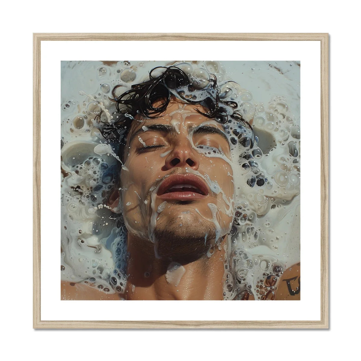 Splish Splash - Gaysian Male Erotica Art Print Posters Prints & Visual Artwork