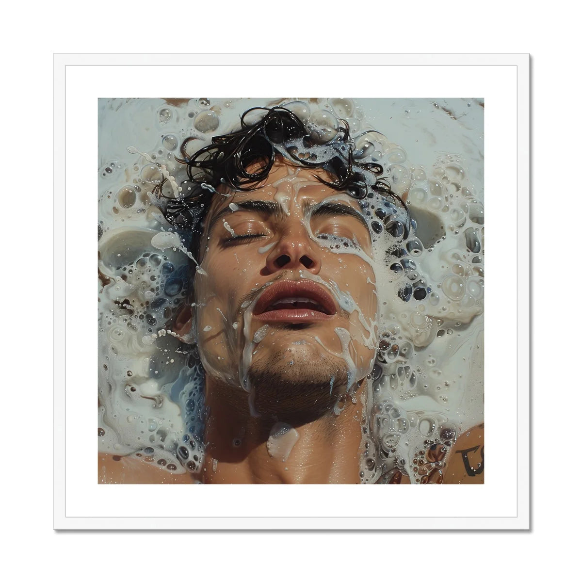 Splish Splash - Gaysian Male Erotica Art Print Posters Prints & Visual Artwork