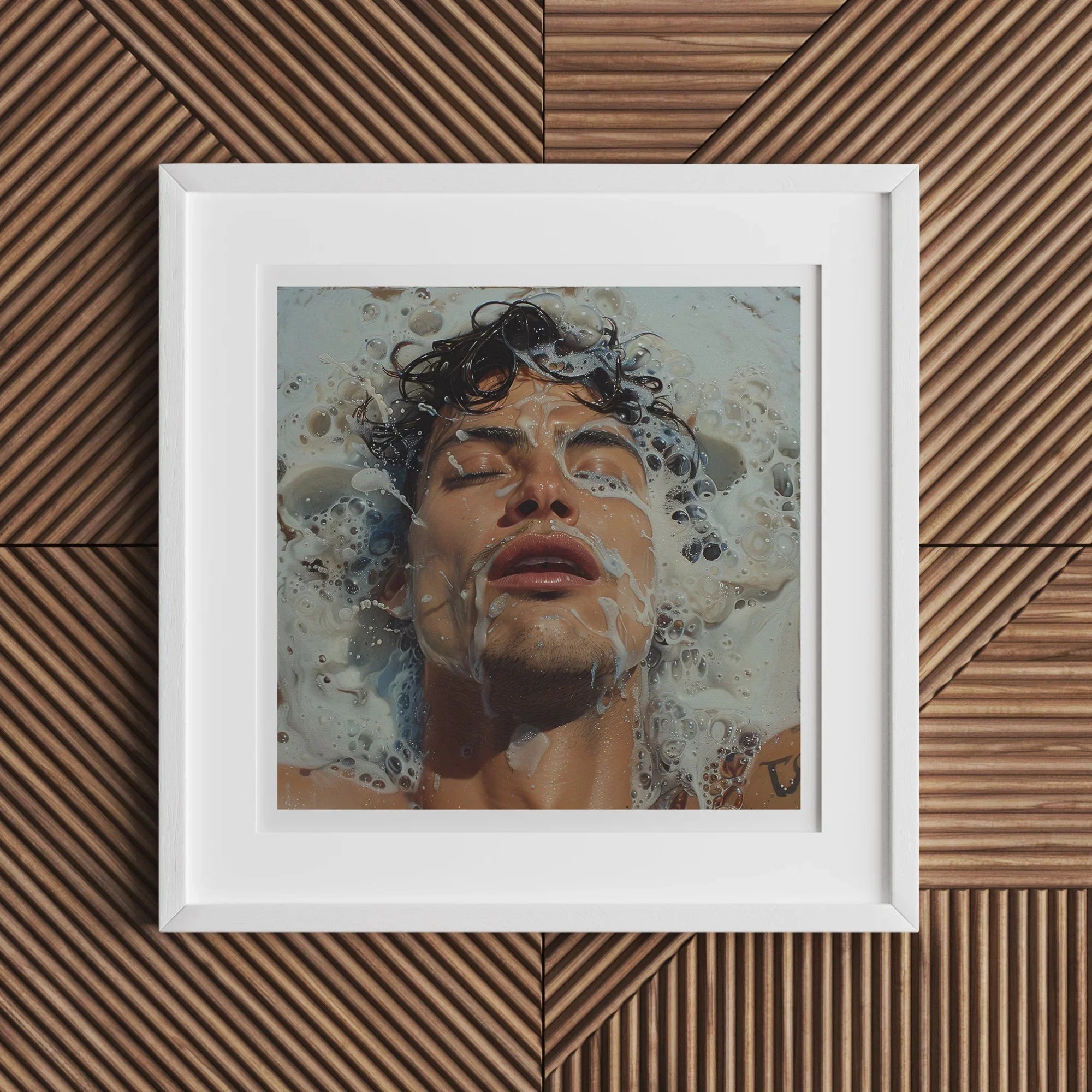 Splish Splash - Gaysian Male Erotica Art Print Posters Prints & Visual Artwork