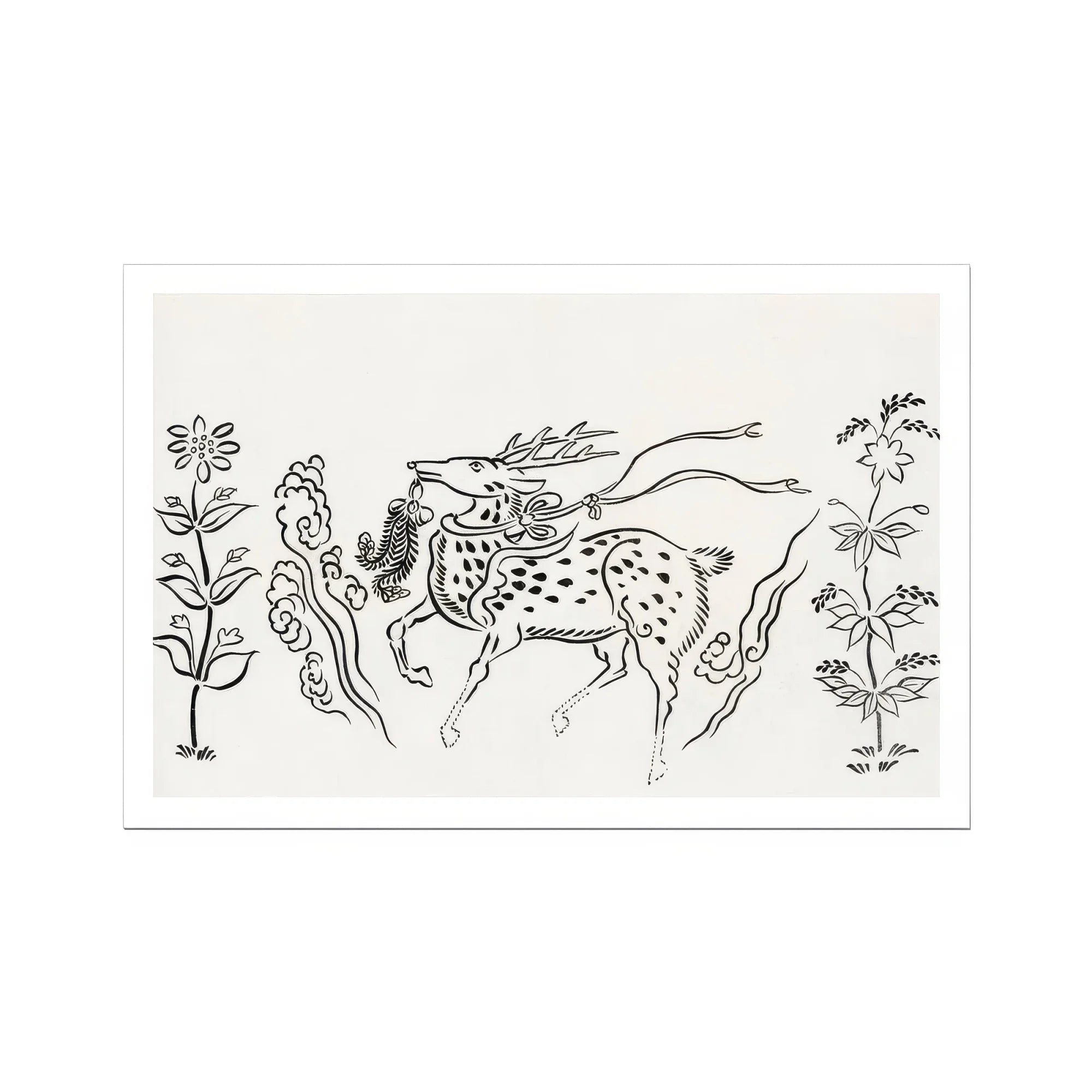 Japanese Deer - Taguchi Tomoki Fine Art Print Posters Prints & Visual Artwork