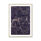 Spqr - Victor Proetz Decorative Textile Pattern Art Print, Abstract Line Art Pattern Geometric Shapes Curved Elements