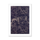Spqr - Victor Proetz Decorative Textile Pattern Art Print, Abstract Line Art Pattern Geometric Shapes Curved Elements