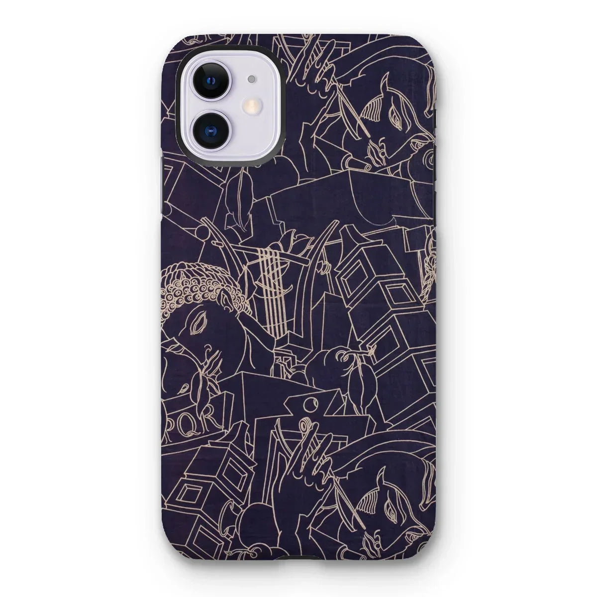 Spqr - Victor Proetz Iphone Case, 11 / Matte, Iphone Case Abstract Line Art Pattern Objects Shapes