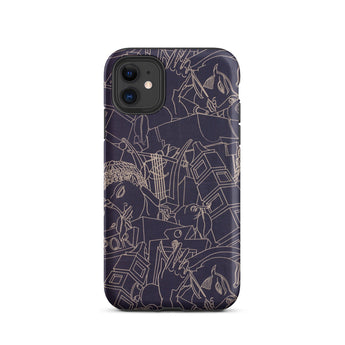 Spqr - Victor Proetz Iphone Case, 11 / Matte, Dark Phone Case Cartoonish Line Art