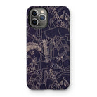 Spqr - Victor Proetz Iphone Case, 11 Pro / Matte, Iphone Case Abstract Line Art Pattern Dark Background