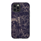 Spqr - Victor Proetz Iphone Case, 12 Pro / Matte, Iphone Case Abstract Line Art Design Dark Background