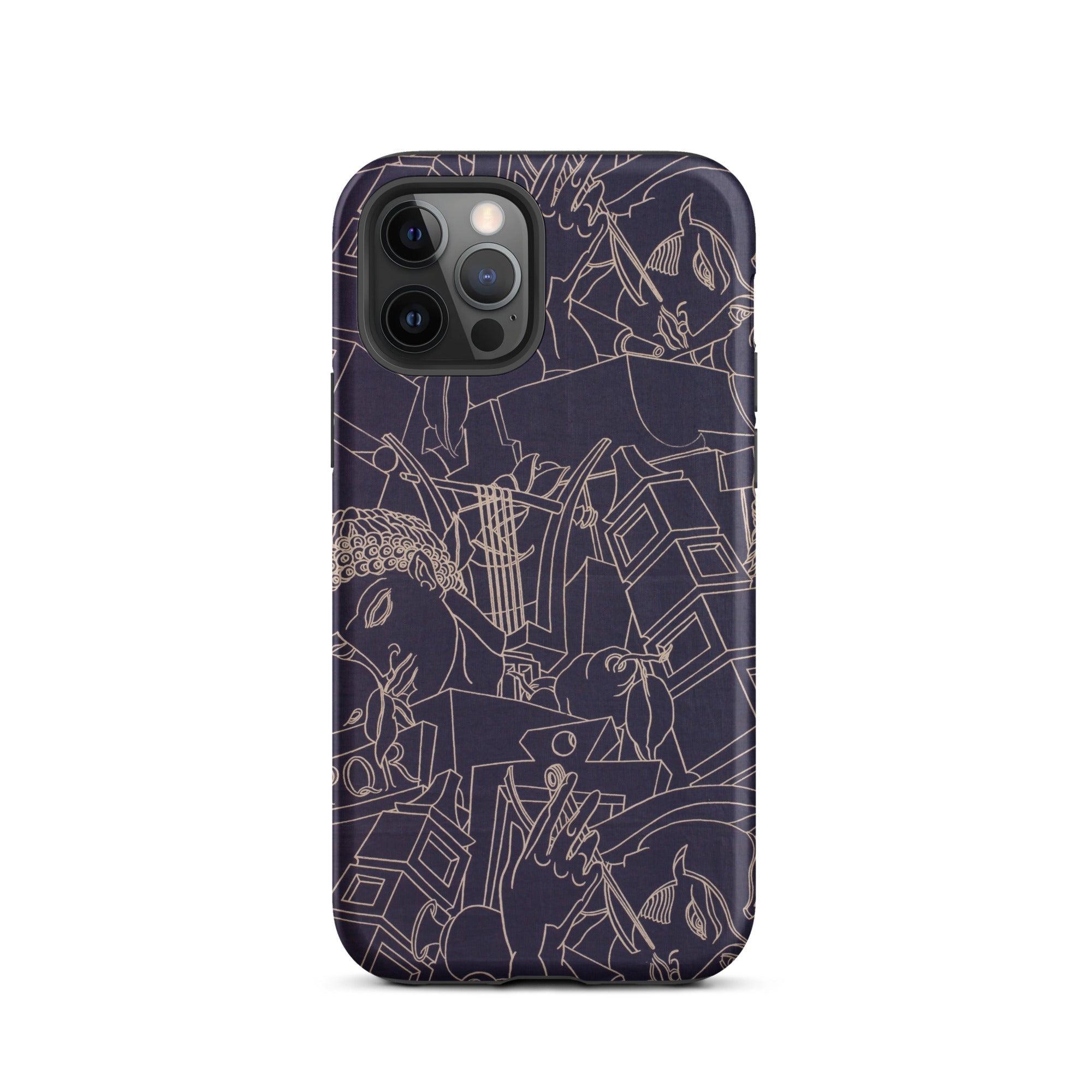 Spqr Victor Proetz Iphone Case, 12 Pro / Matte, Patterned Smartphone Case
