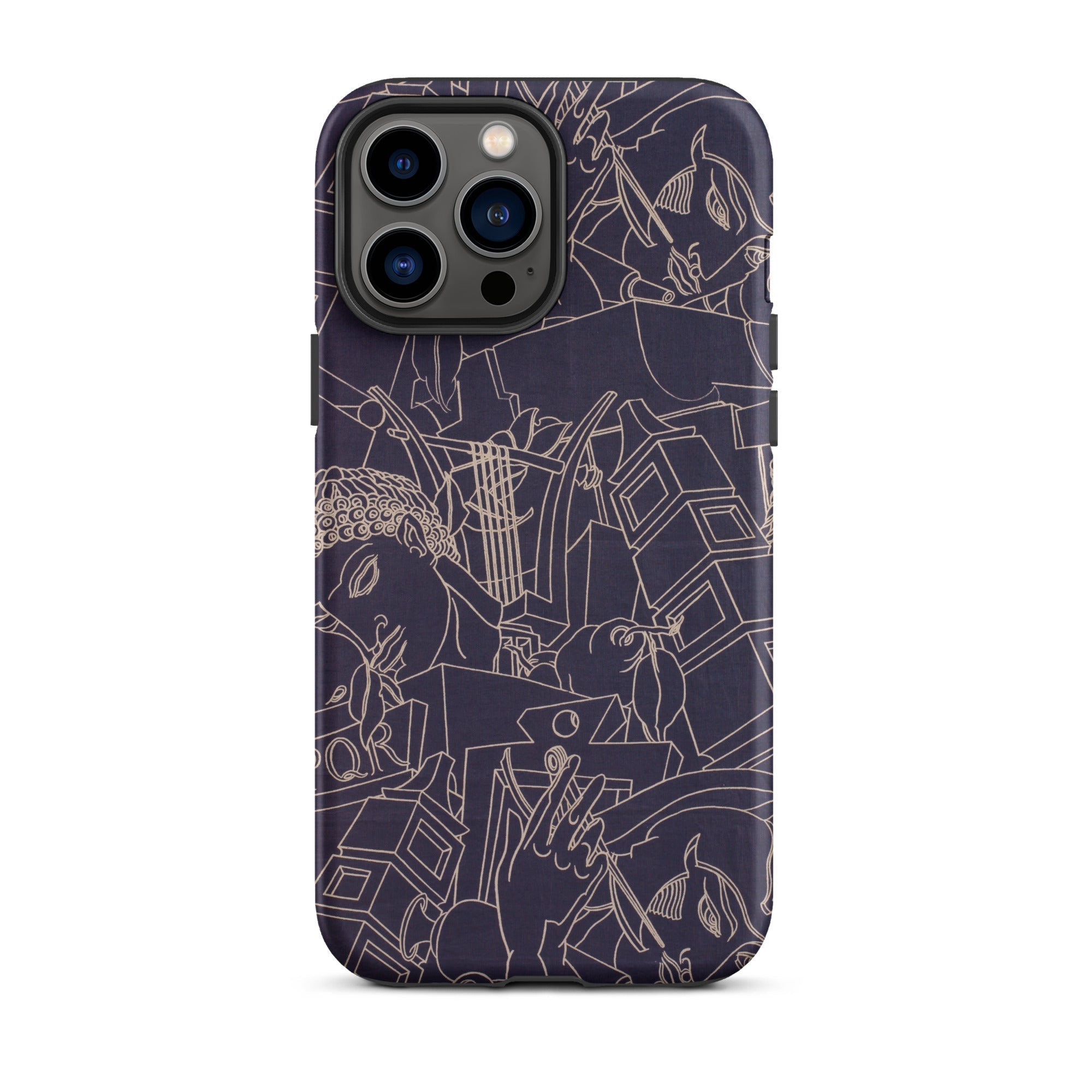 Spqr Victor Proetz Iphone Case, 13 Pro Max / Matte, Patterned Smartphone Case