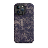 Spqr - Victor Proetz Iphone Case, 15 Pro Max / Matte, Patterned Smartphone Case