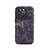 Spqr - Victor Proetz Iphone Case, 16 Pro / Matte, Dark Phone Case Abstract Design