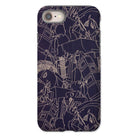 Spqr Victor Proetz Iphone Case, 8 / Matte, Phone Case Abstract Line Pattern Dark Background