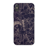 Spqr - Victor Proetz Iphone Case, x / Matte, Phone Case Abstract Line Pattern Dark Background