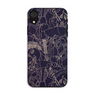 Spqr - Victor Proetz Iphone Case, Xr / Matte, Smartphone Case Abstract Line Art Design Musical Instruments