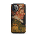 Spring - Giuseppe Arcimboldo Iphone Case, 11 Pro / Matte, Black Iphone Case Renaissance-style Portrait Made Flowers Vegetables