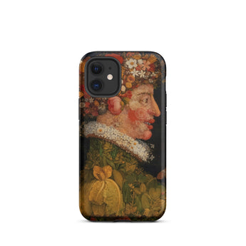 Spring - Giuseppe Arcimboldo Iphone Case, 12 Mini / Matte, Iphone Case Floral Portrait Design