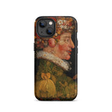 Spring - Giuseppe Arcimboldo Iphone Case, 13 / Matte, Iphone 14 Black Protective Case Colorful Detailed
