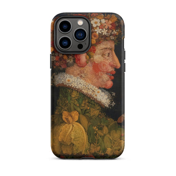 Spring - Giuseppe Arcimboldo Iphone Case, 13 Pro Max / Matte, Iphone Case Portrait Made Flowers Plants