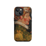 Spring - Giuseppe Arcimboldo Iphone Case, 14 / Matte, Iphone Case Renaissance-style Portrait Made Flowers Fruit