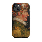 Spring - Giuseppe Arcimboldo Iphone Case, 14 Plus / Matte, Iphone Case Classical Painting Face Made Flowers