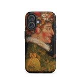 Spring - Giuseppe Arcimboldo Iphone Case, 16 / Matte, Iphone Case Renaissance-style Portrait Made Fruits Vegetables Flowers