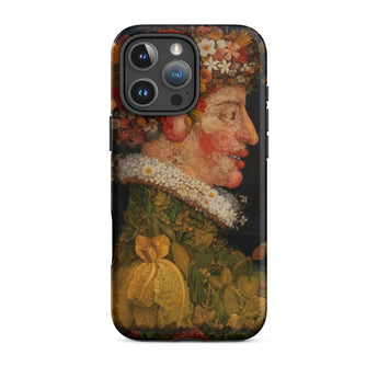 Spring - Giuseppe Arcimboldo Iphone Case, 16 Pro Max / Matte, Iphone Floral Profile Artwork Case