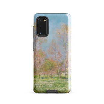 Spring in Giverny - Claude Monet Phone Case Samsung Galaxy S20 / Matte Phone Case Soft-focus Impressionist Landscape Pale Blue Sky Claude
