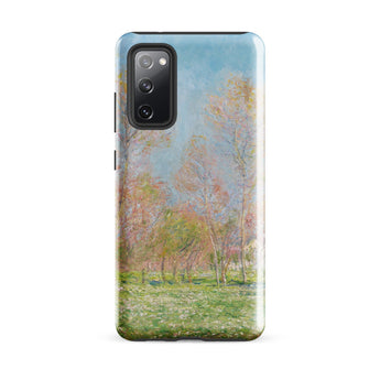 Spring in Giverny - Claude Monet Phone Case Samsung Galaxy S20 Fe / Matte Phone Case Soft-focus Impressionist Landscape Slender Trees Pink