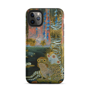 Spring - Michalina Janoszanka Iphone Case, 11 Pro Max / Matte, Iphone Illustrated Case Frog-like Creature Fantastical Flora