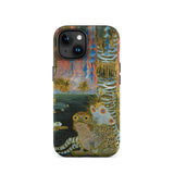 Spring - Michalina Janoszanka Iphone Case, 15 / Matte, Iphone Colorful Detailed Case Stylized Frog-like Creature Whimsical
