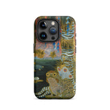 Spring - Michalina Janoszanka Iphone Case, 15 Pro / Matte, Smartphone Decorative Case Illustrated Lizard Natural